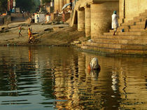 Bathing in the Ganges von serenityphotography