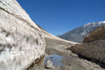 Snow Bank Lahaul Valley by serenityphotography