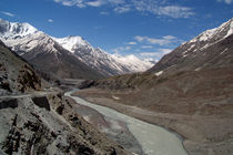 The Chandra River in the Lahaul Valley by serenityphotography