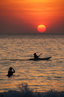 Kayaking at Sunset Palolem by serenityphotography