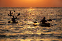 Kayaking at Sunset Palolem von serenityphotography