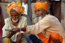 Begging Sadhus by serenityphotography