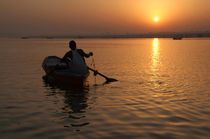 Sunrise on the Ganges by serenityphotography