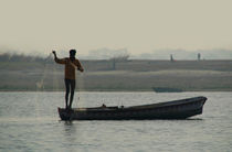 Fisherman Casting Nets von serenityphotography