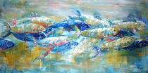 Fische in Öl gemalt by Christine  Hamm