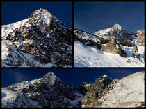 Winter Mountain Collage by Tomas Gregor