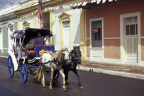 GRANADA HORSE DRAWN CARRIAGE Nicaragua by John Mitchell