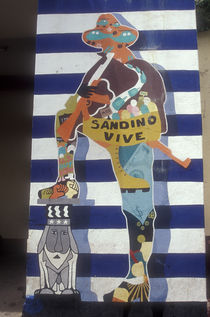 SANDINO AND UNCLE SAM Leon Nicaragua von John Mitchell