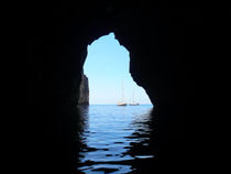 In the cave Insel Paxos island Greece Griechenland by Andreas Jontsch