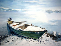Winterstimmung am See mit Gundel by Christine  Hamm