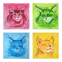 Quartett - Katzenliebe von Annett Tropschug