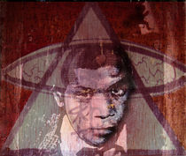 Basquiat Eye in Triangle by LEIGH ODOM