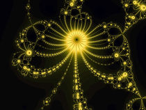 Yellow fractal by Odon Czintos