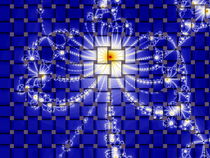Magic fractal in blue von Odon Czintos