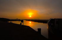 Sonnenuntergang am Hafen Retek by michas-pix