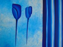 blue tulips by Katja Finke