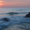 Water-on-the-rocks-at-sunset-varkala
