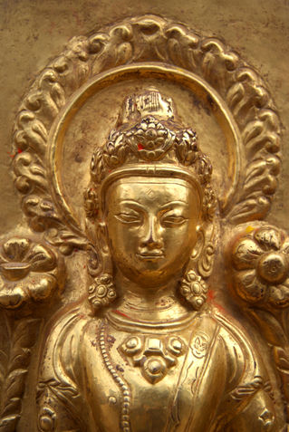 Gilted-buddha-swayambhu