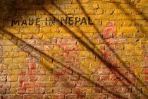 Made in Nepal on Wall von serenityphotography