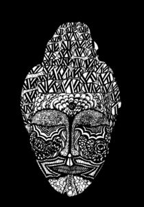 Buddha in Black & White by Lindsay Kokoska