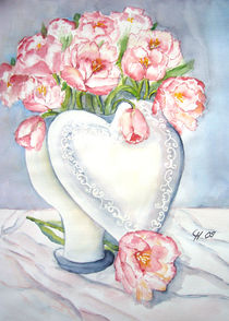 Tulpen mit Herz by Christine  Hamm