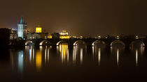 Charles Bridge at Night von Evren Kalinbacak