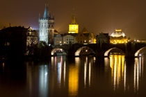 Charles Bridge at Night by Evren Kalinbacak