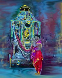 Ther - Temple Car von Usha Shantharam