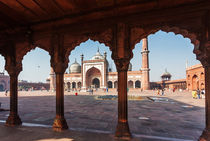 Jama Masjid Mosque, Old Delhi, India by Graham Prentice