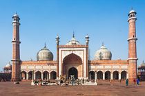 Jama Masjid Mosque, Old Delhi, India by Graham Prentice
