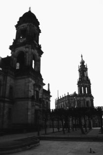Dresden Schwarz Weiß Bild - Schwarz Weiß Fotografie aus der Landeshauptstadt des Freistaates Sachsen von Falko Follert