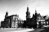 'Dresden black and white - black and white photograph from the state capital of Saxony' by Falko Follert Kunst Poster Shop