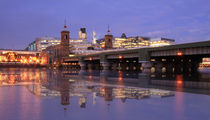 London Skyline reflections  by David J French