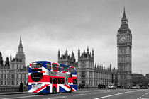 Union Jack London Bus by Alice Gosling