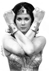 Lynda Carter As Wonder Woman by frank-gotama