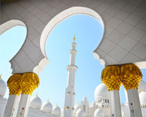 Sheikh Zayed Mosque in Abu Dhabi, UAE von tkdesign
