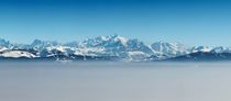 Mont Blanc Panorama by Christopher Waddell