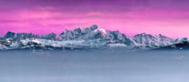 Mt. Blanc Sunset Panorama by Christopher Waddell
