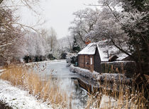 Winter River Scene von Graham Prentice