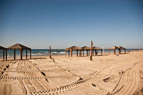 silent quiet beach , Israel by yulia-dubovikova