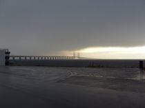 Öresund Bridge in a storm  by Sarah Osterman