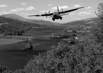 Flying along Loch Tummel by Sam Smith