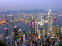 Blick auf Hong Kong  von Jürgen Effner