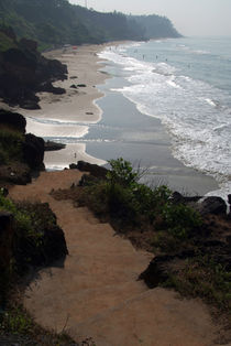 Steps Down to the Beach Varkala by serenityphotography