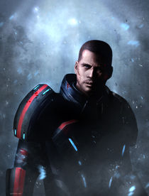 Mass Effect: commander Shepard by Anna Khlystova