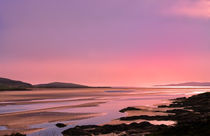 Pink Hebridean Sunset von Jacqi Elmslie