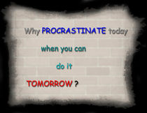 Procrastination by Graham Prentice