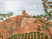 Castillo de la Estrella Teba / Andalusien