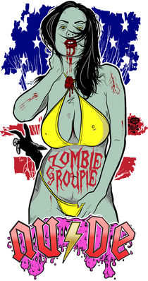 Zombie Groupie V2 by Neil Hyde