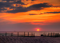 Abend am Strand by Wolfgang Wittpahl